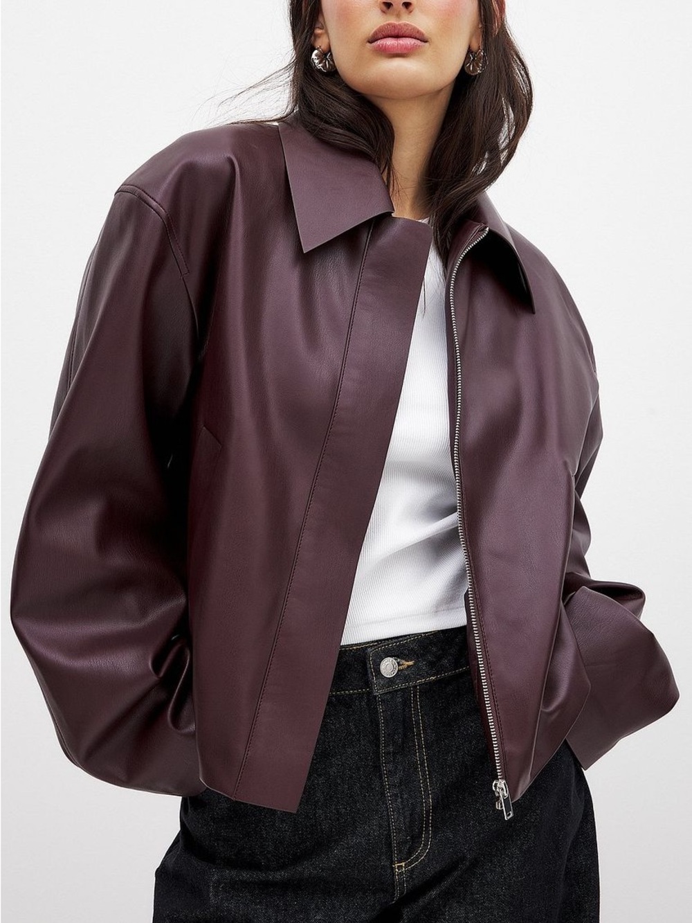 NA-KD Faux Leather Jacket